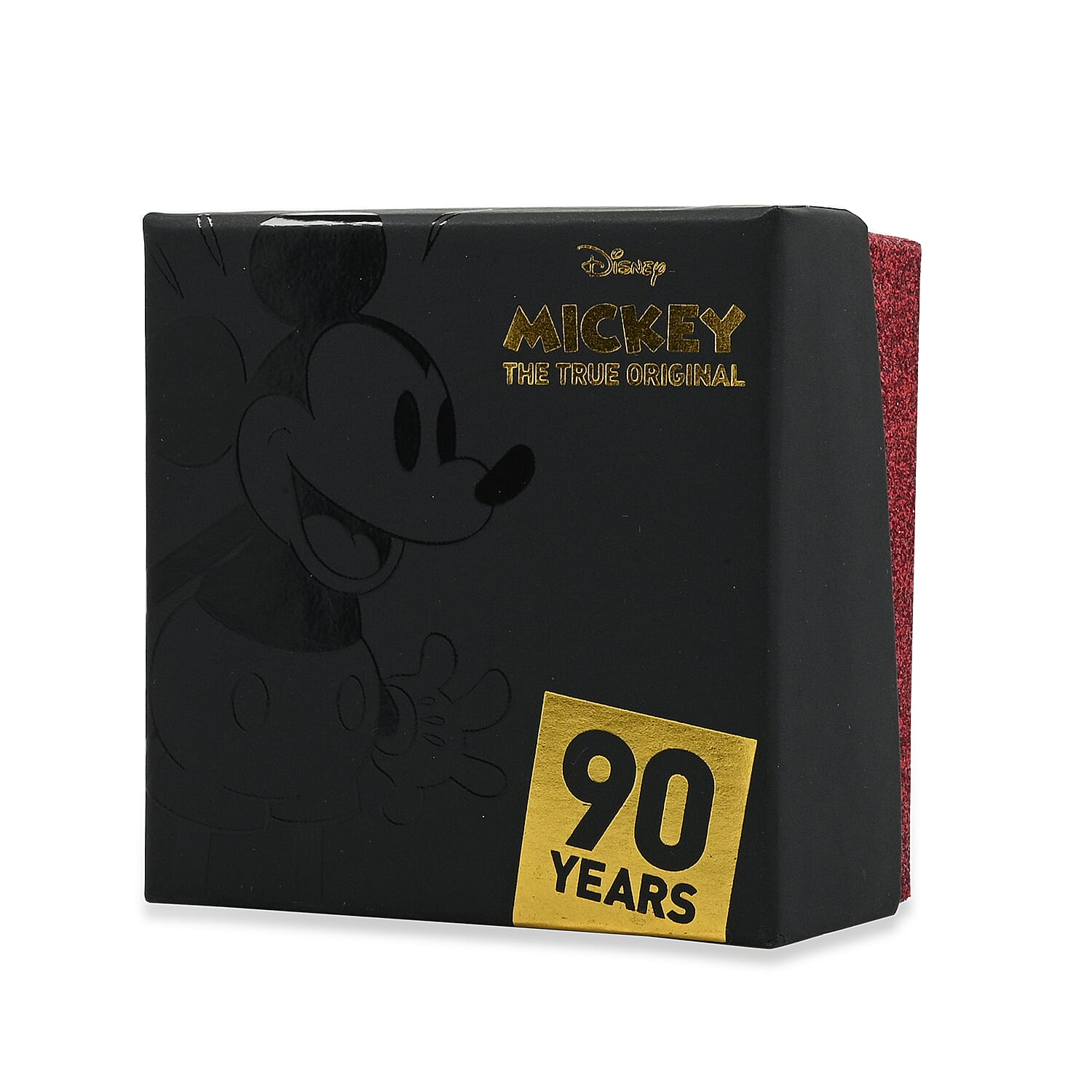 Disney Mickey Mouse Gold Austrian Crystal Stud Earrings in Silvertone