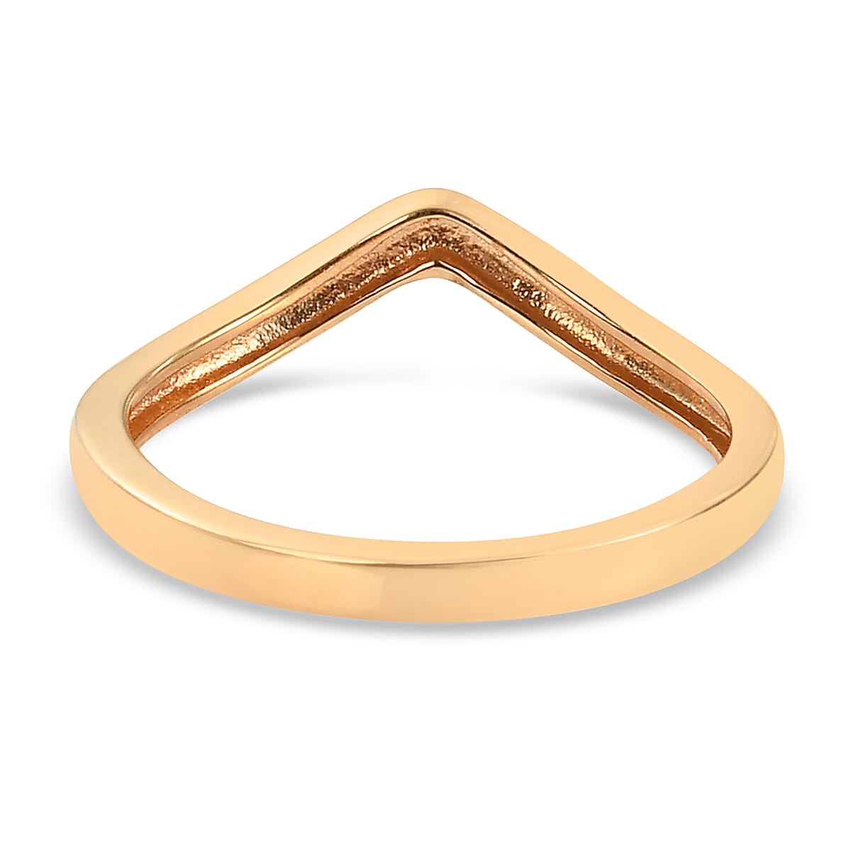 Sterling Silver Wishbone V Shape Silver Ring