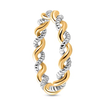 https://tjcuk.sirv.com/Products/36/7/3672354/WEBEX--Platinum-and-Yellow-Gold-Overlay-Sterling-Silver-Twisted-Band-R_3672354_3.jpg?w=342&h=342