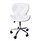 Office Desk Chair with 360 Degree Swivel & Adjustable Height - (Size W50xH50xL77cm) White