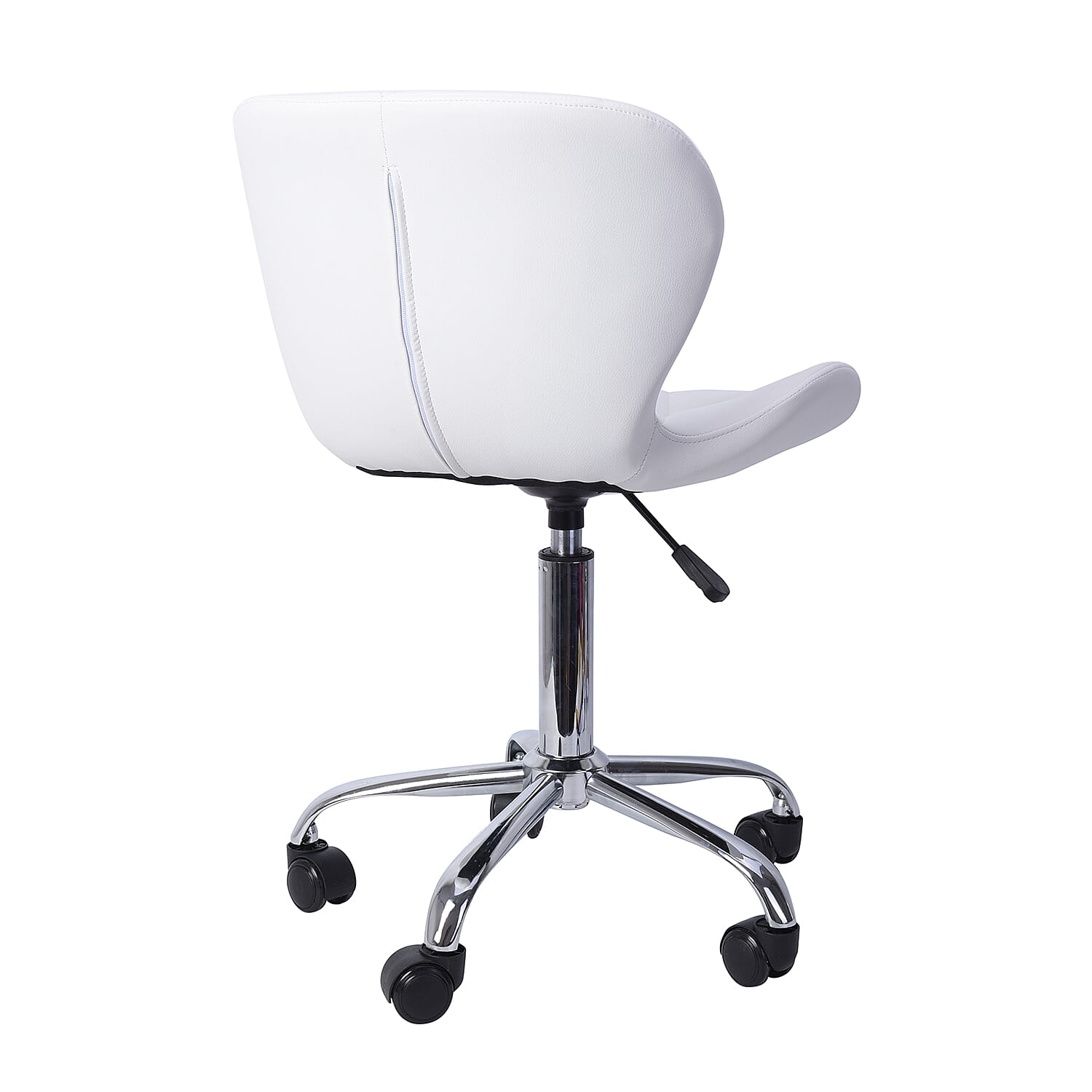 Office Desk Chair with 360 Degree Swivel & Adjustable Height - (Size W50xH50xL77cm) White