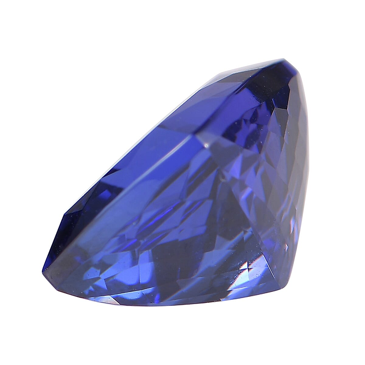 AAAA Tanzanite Cushion Free Faceted (11.95x10.11x7.55) 7.65 Cts