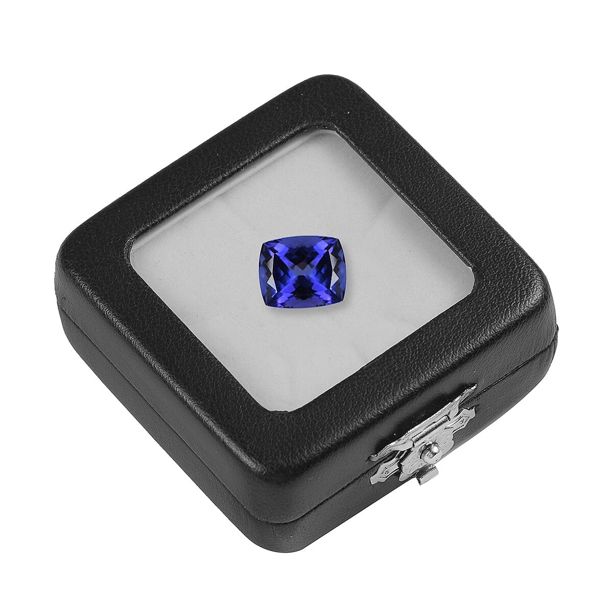 AAAA Tanzanite Cushion Free Faceted (11.95x10.11x7.55) 7.65 Cts