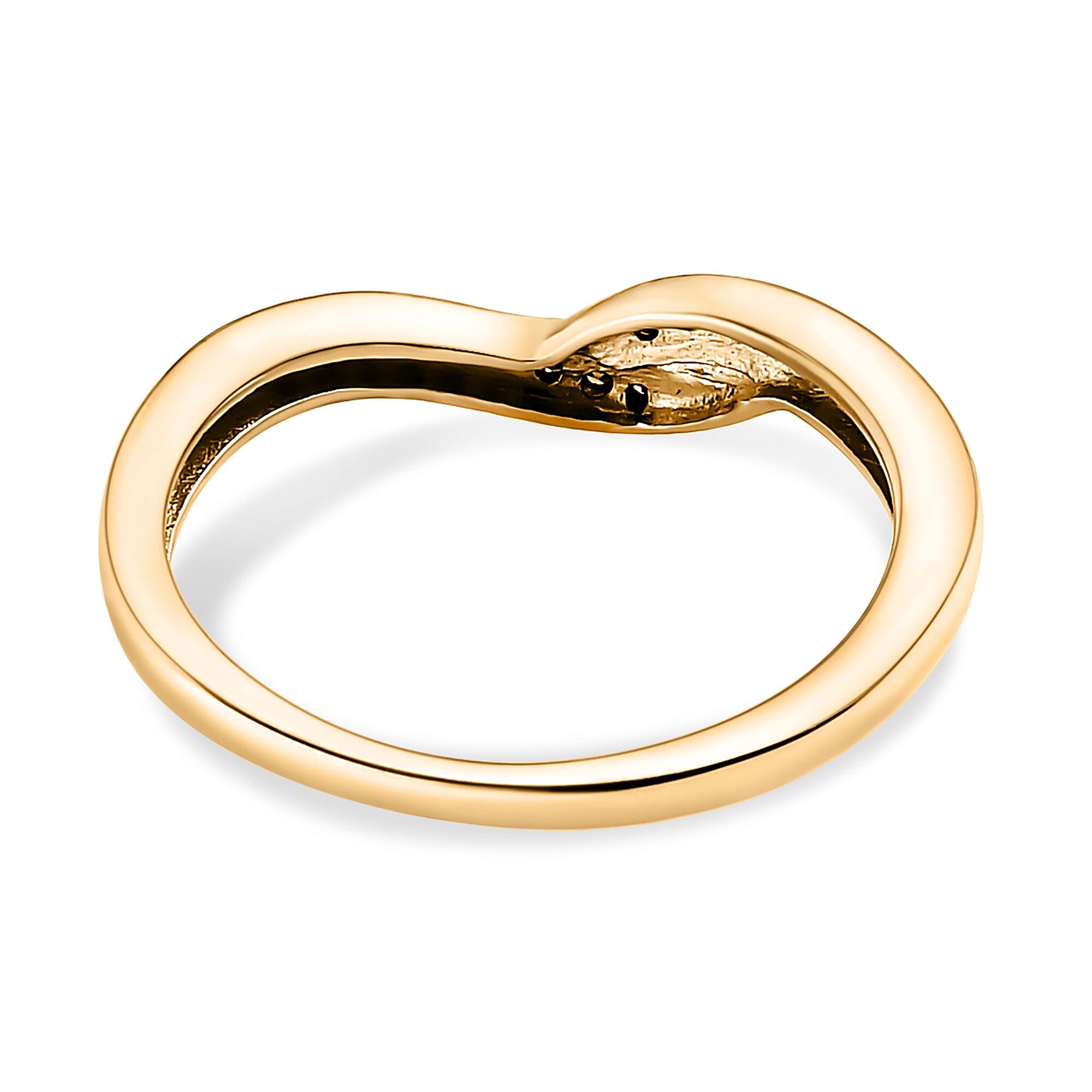 Diamond Ring in Sterling Silver 0.12 Ct.