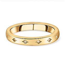 Diamond Ring in Sterling Silver 0.030 Ct.