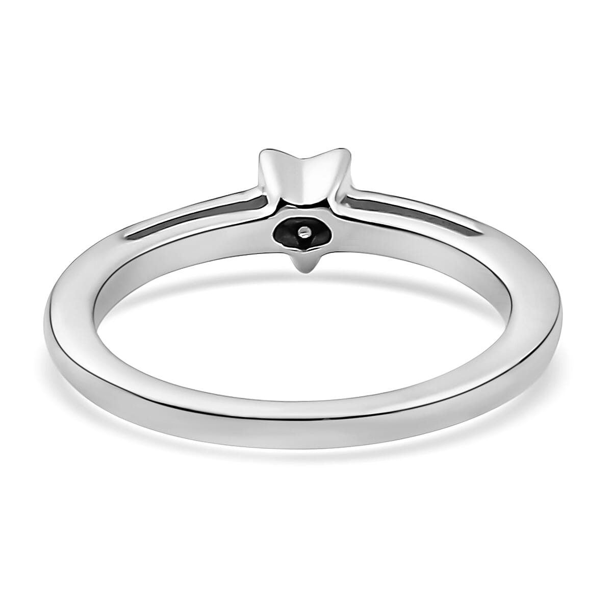 MP Diamond Star Ring in Sterling Silver