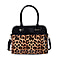 Brown Leopard Print Handbag (32x25x13cm) with Detachable and Adjustable Shoulder Strap (L: 120cm)