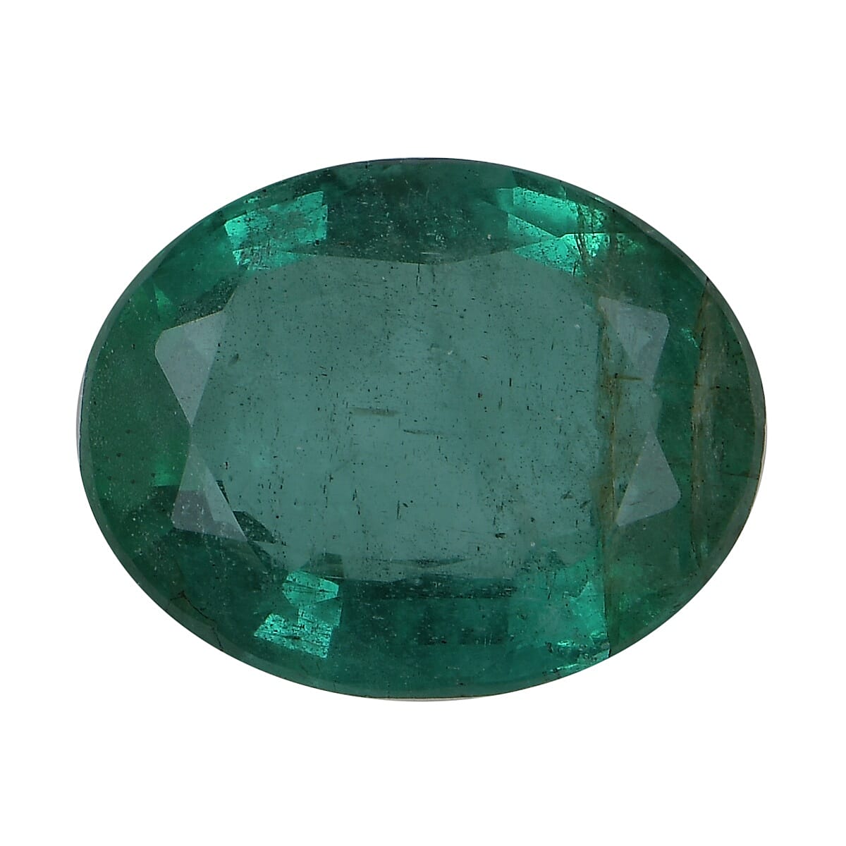 AA Emerald Oval 10x8 Faceted 2.25 Cts