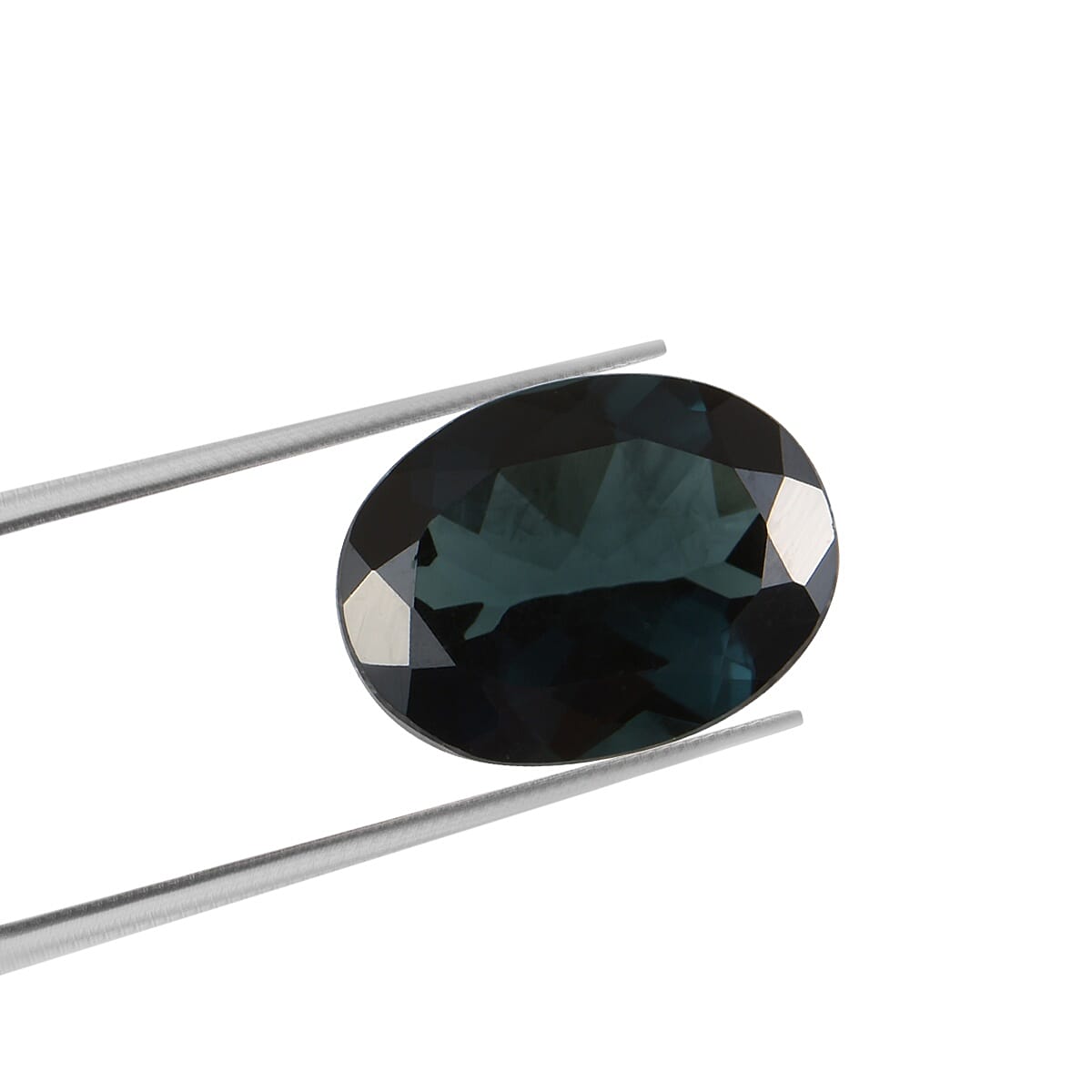 AA Indicolite Oval 9x7 Faceted 1.64 Cts