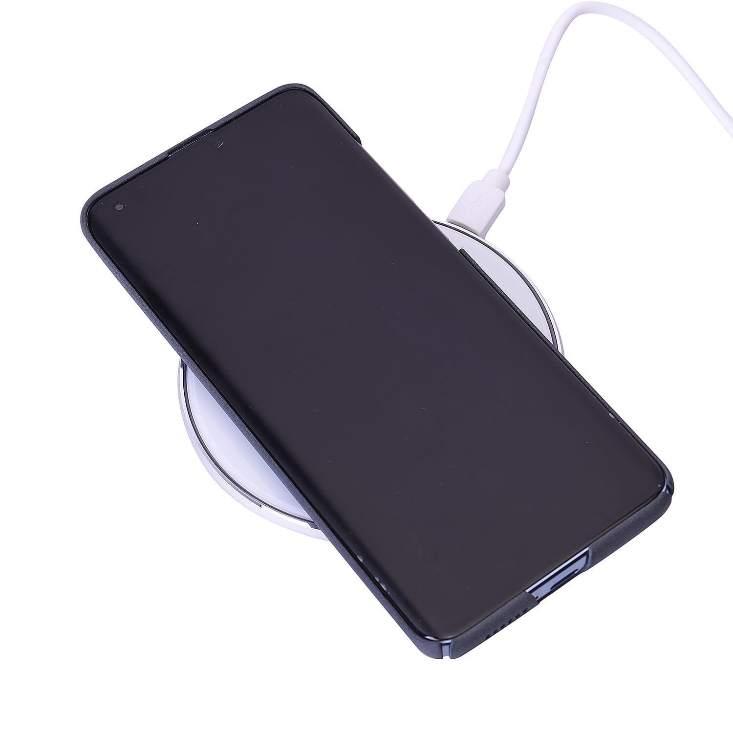 Smart Wireless Charging Pad (Size 10x10cm) - White