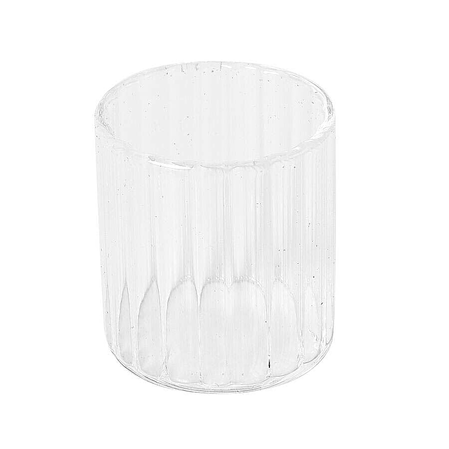 Luminous Glass Dipping Pen in Gift Box (Includes 1 Pen holder, 1 Glass Cup and 7ml each Bottle of Yellow, Pink, Green & Blue Colour Ink) - Green