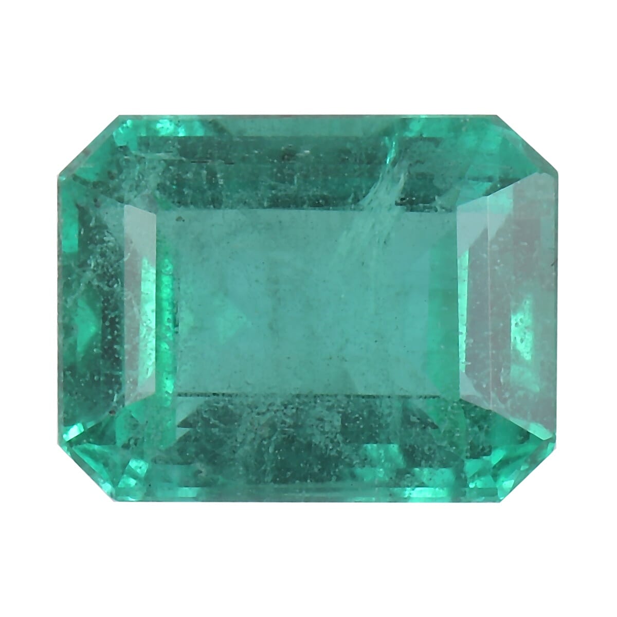 AA Emerald Octagon 8.03x5.92x4.12 Faceted 1.33 Cts