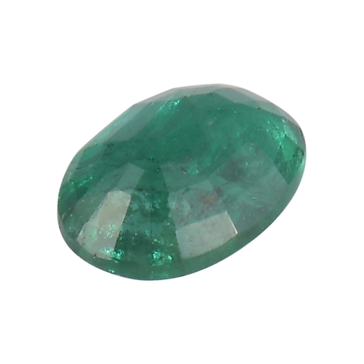 AAA Emerald Oval 7x5 Faceted 0.56 Cts