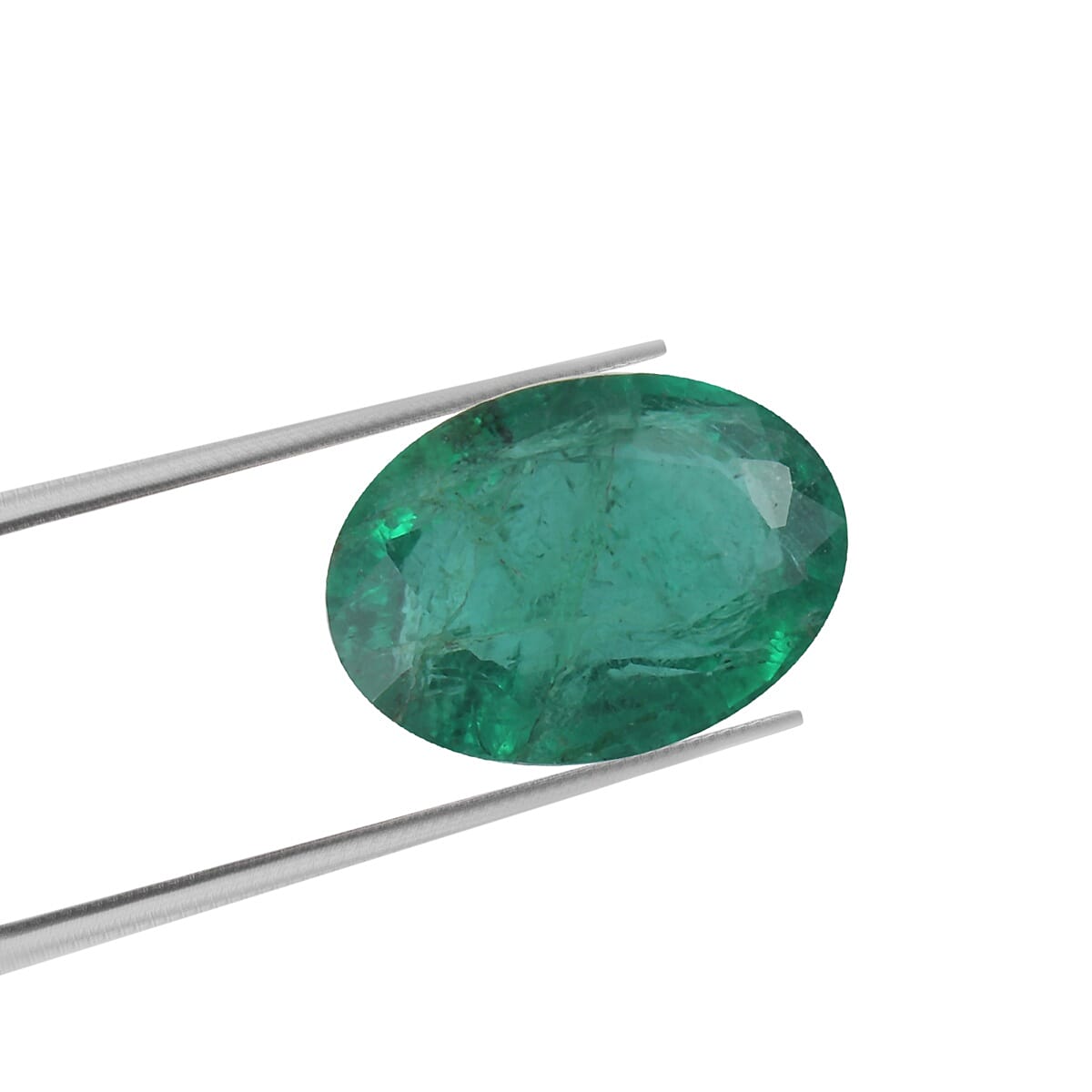 AAA Emerald Oval 7x5 Faceted 0.56 Cts