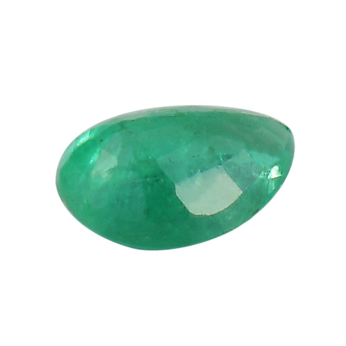 AA Emerald Pear 7x5 Faceted 0.60 Cts
