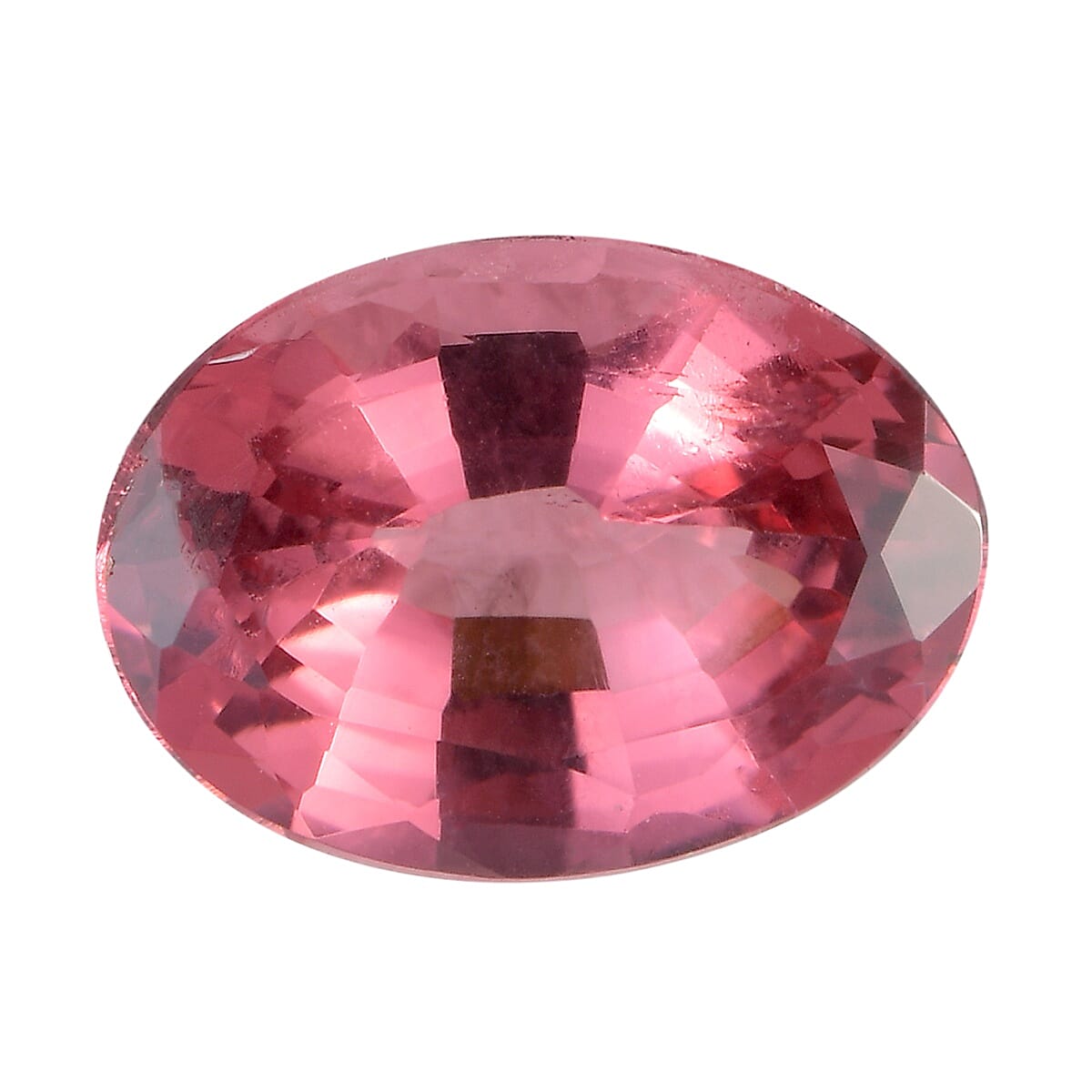 Rose Spinel Oval 7.54x5.57x3.23 Faceted 1A 0.90 Cts