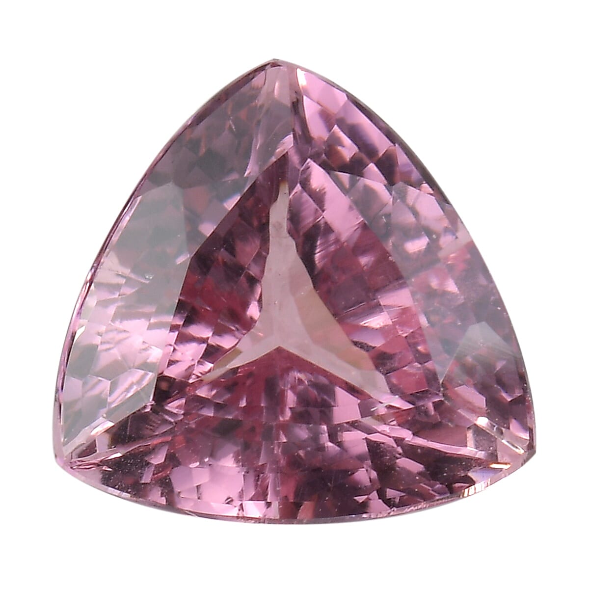 Rose Spinel Trillion 8 Faceted 1A 1.76 Cts