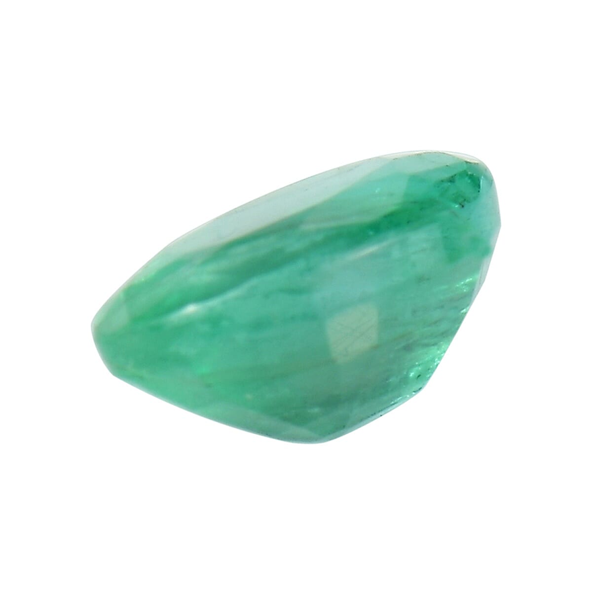 AA Emerald Oval 7.5x5.5 Faceted 0.79 Cts