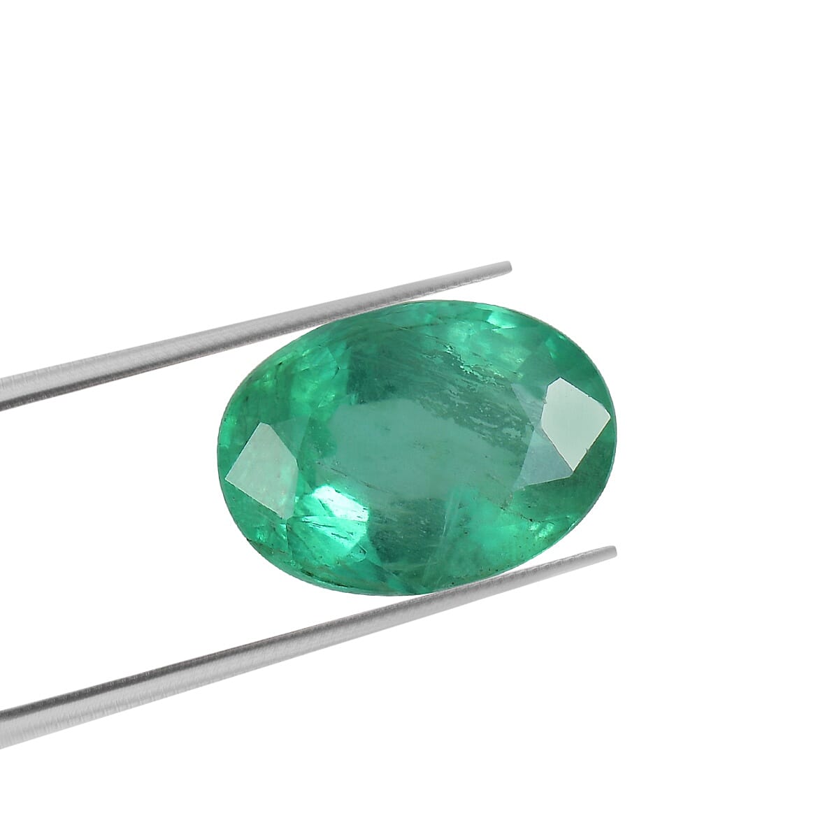 AA Emerald Oval 7.5x5.5 Faceted 0.79 Cts