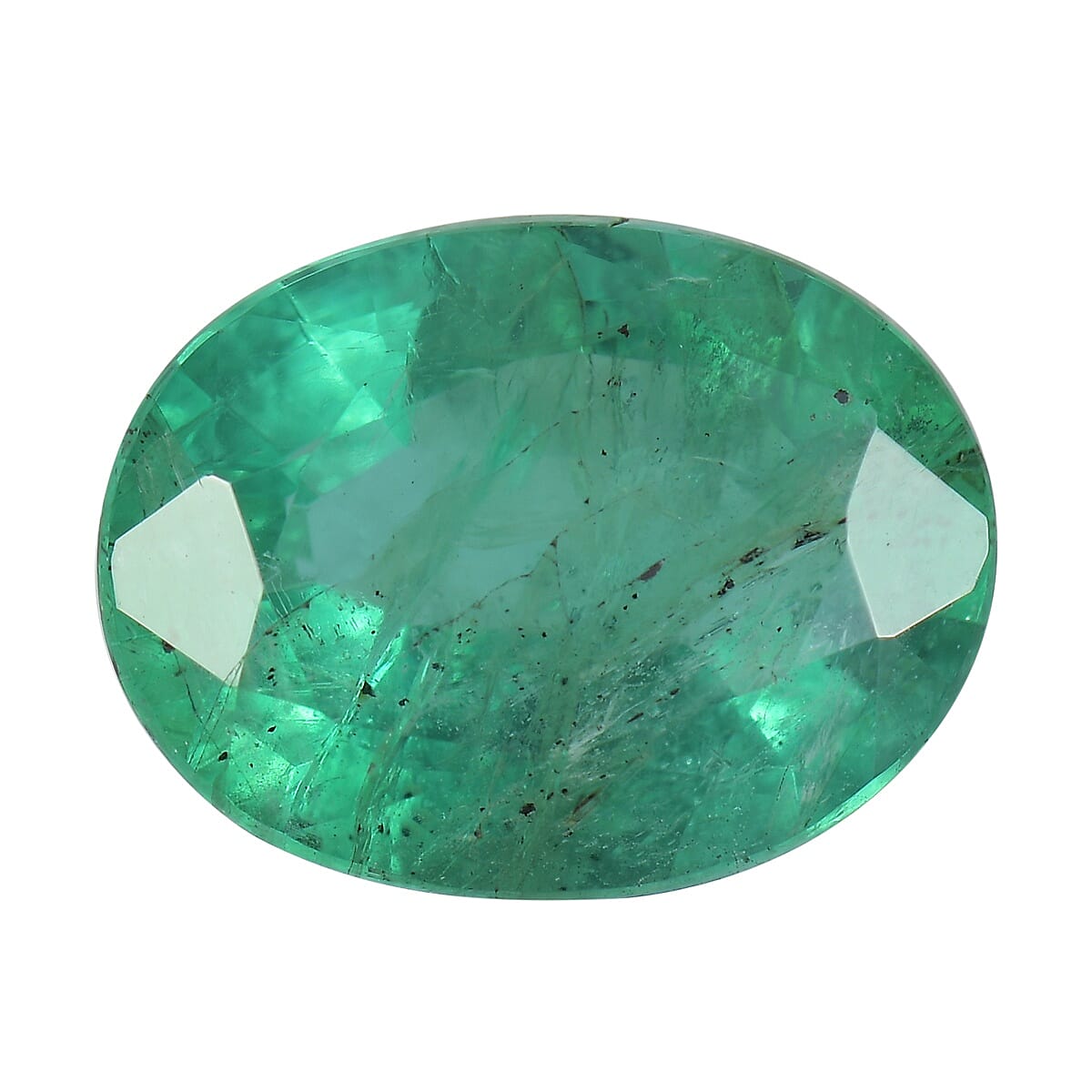 AA Emerald Oval Free Faceted 0.80 Cts
