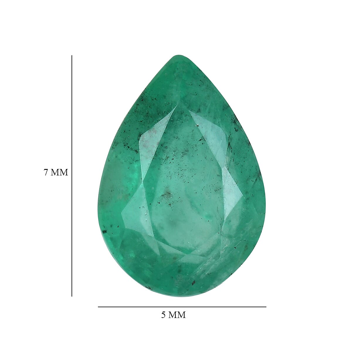 AA Emerald Oval Free Faceted 0.80 Cts