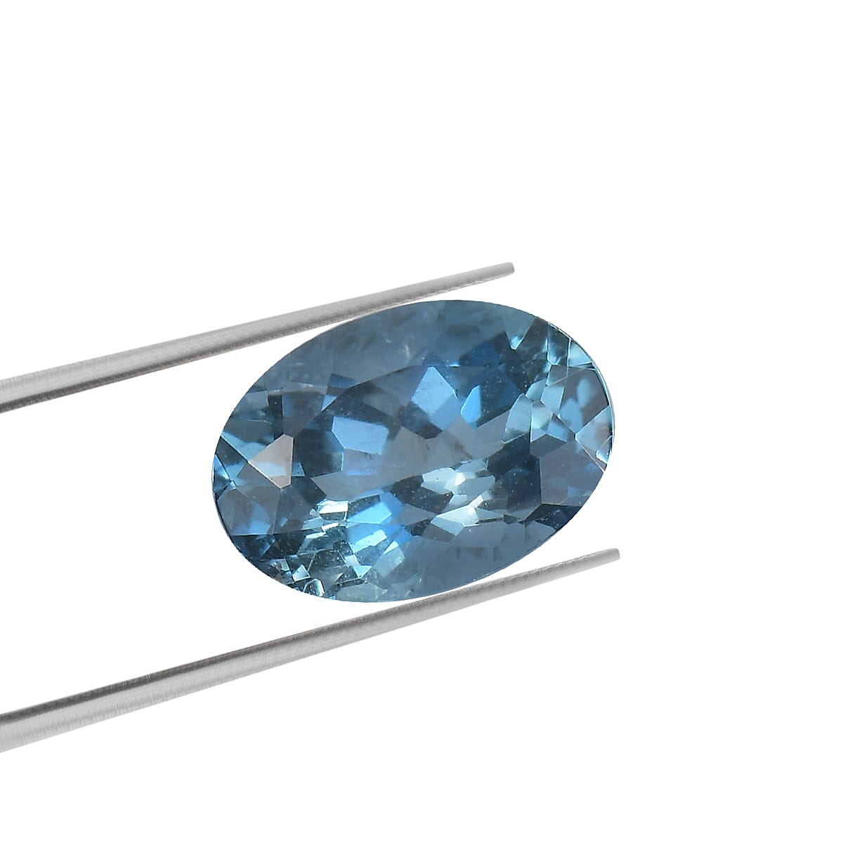 AAAA Santamaria Aquamarine Oval 7x5 Faceted 0.60 Cts