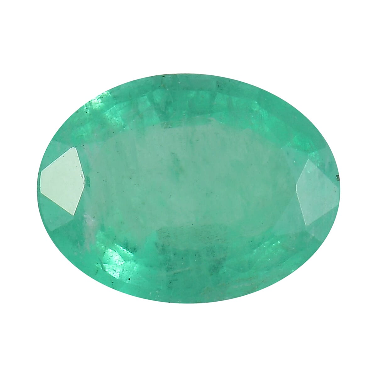 Emerald Oval 9x7 Faceted 1A 1.29 Cts