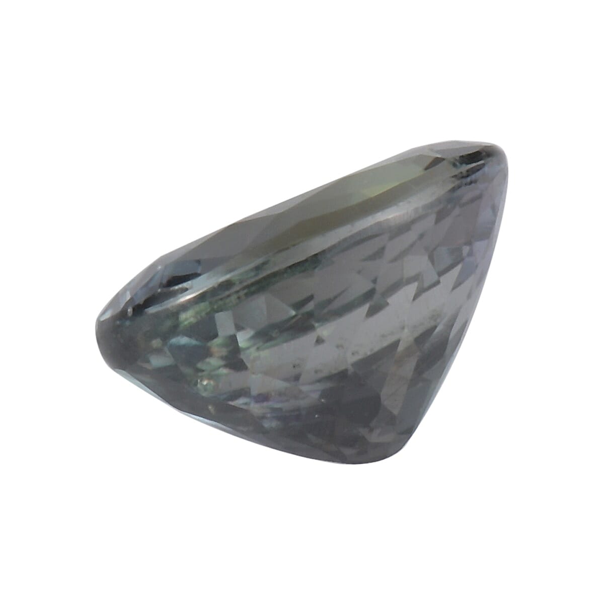 Peacock Tanzanite Oval 9x7 Faceted 1.67 Cts