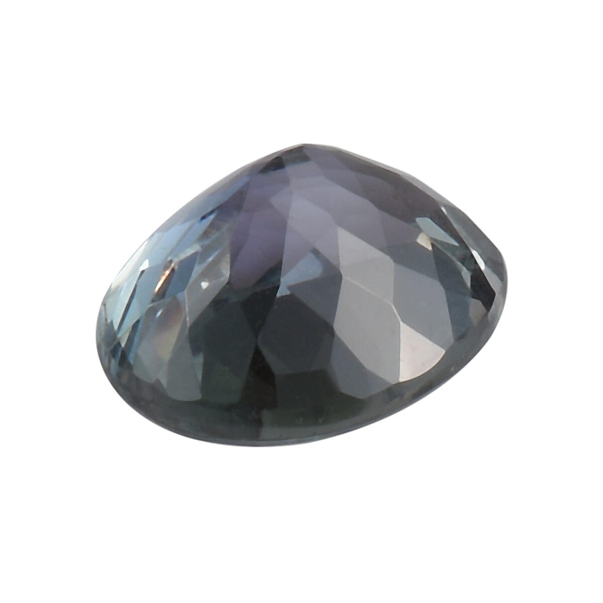 Peacock Tanzanite Oval 9x7 Faceted 1.67 Cts