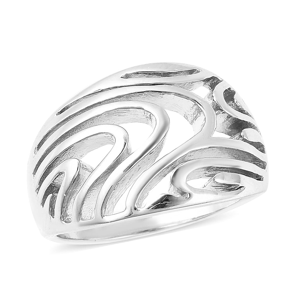 Isabella Liu Sea Rhyme Collection - Rhodium Overlay Sterling Silver Ring