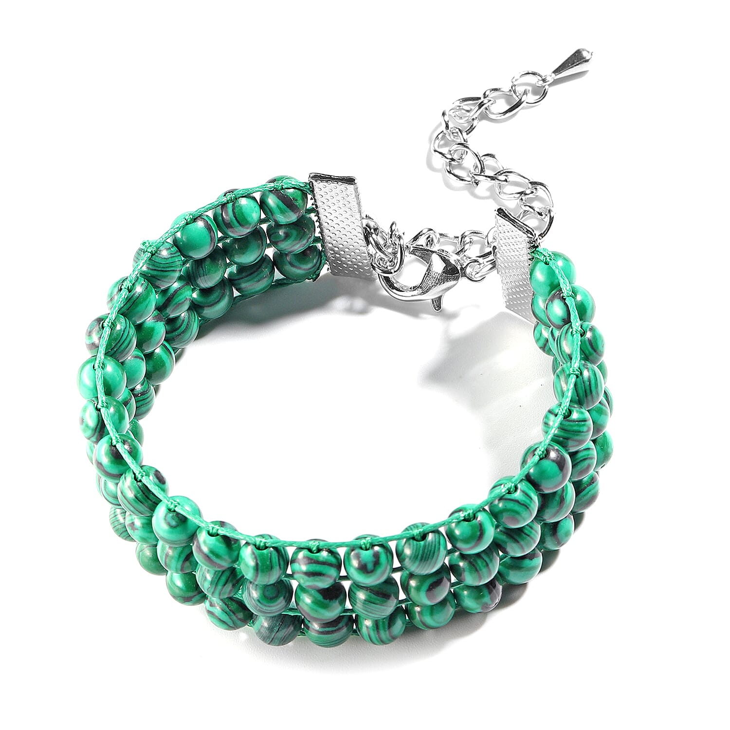 Malachite Bracelet (Size 7 with 2 inch Extender) 101.50 Ct.