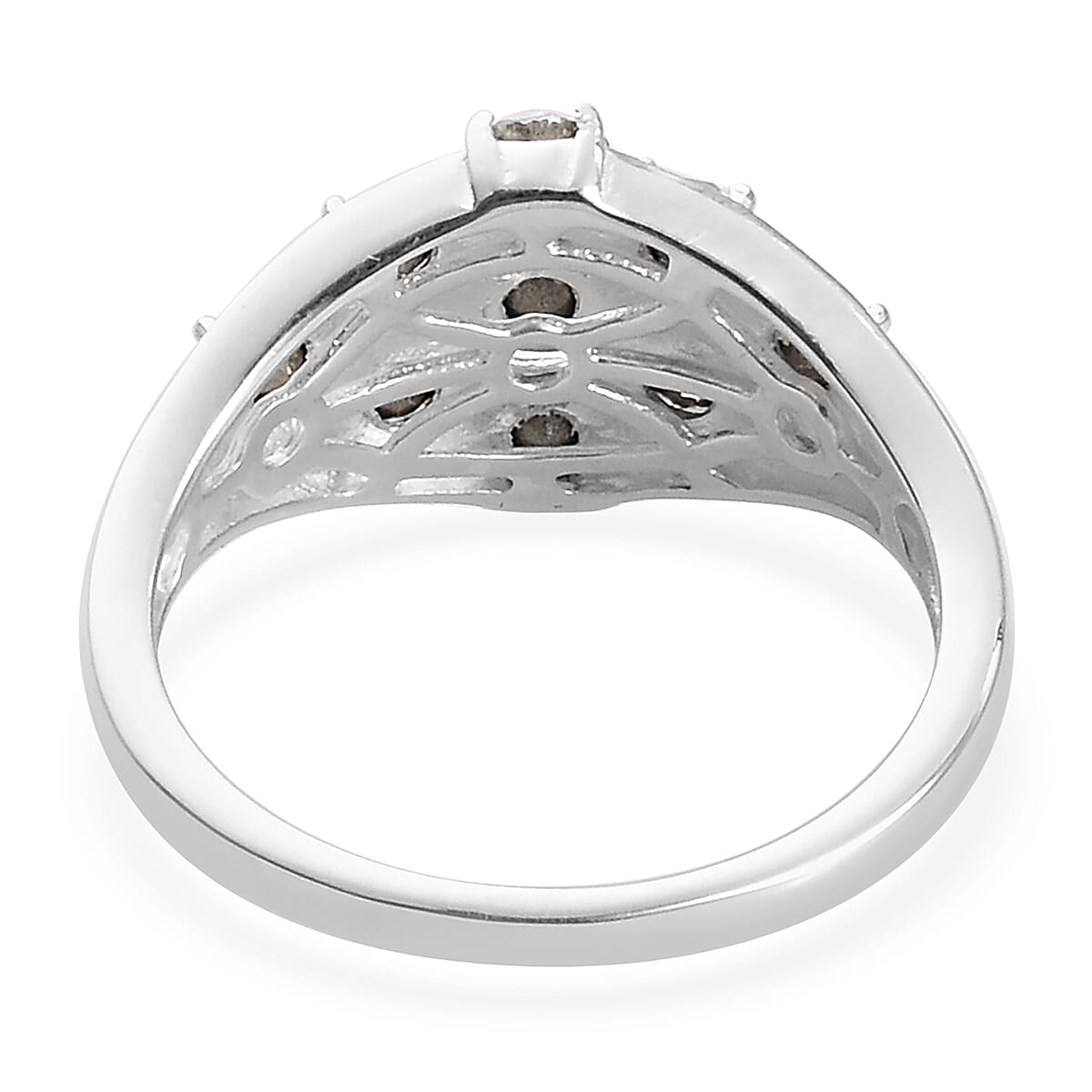 Lustro Stella  AB Crystal Ring in Sterling Silver