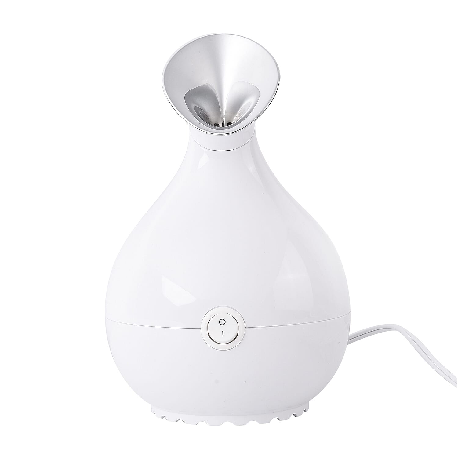 Facial Steamer with One-Click Start/Stop in White