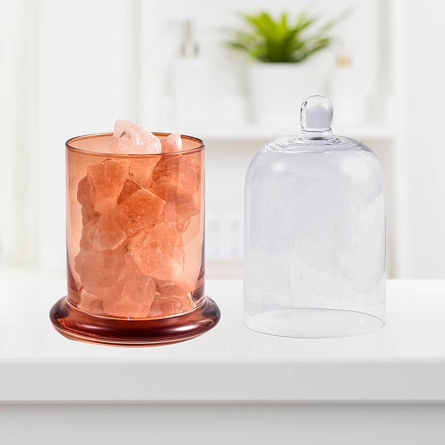The 5th Season - Glass Cover with  Himalayan salt and 10ml Essential Oil in Gift Box (Fragrance Tresor In Love)