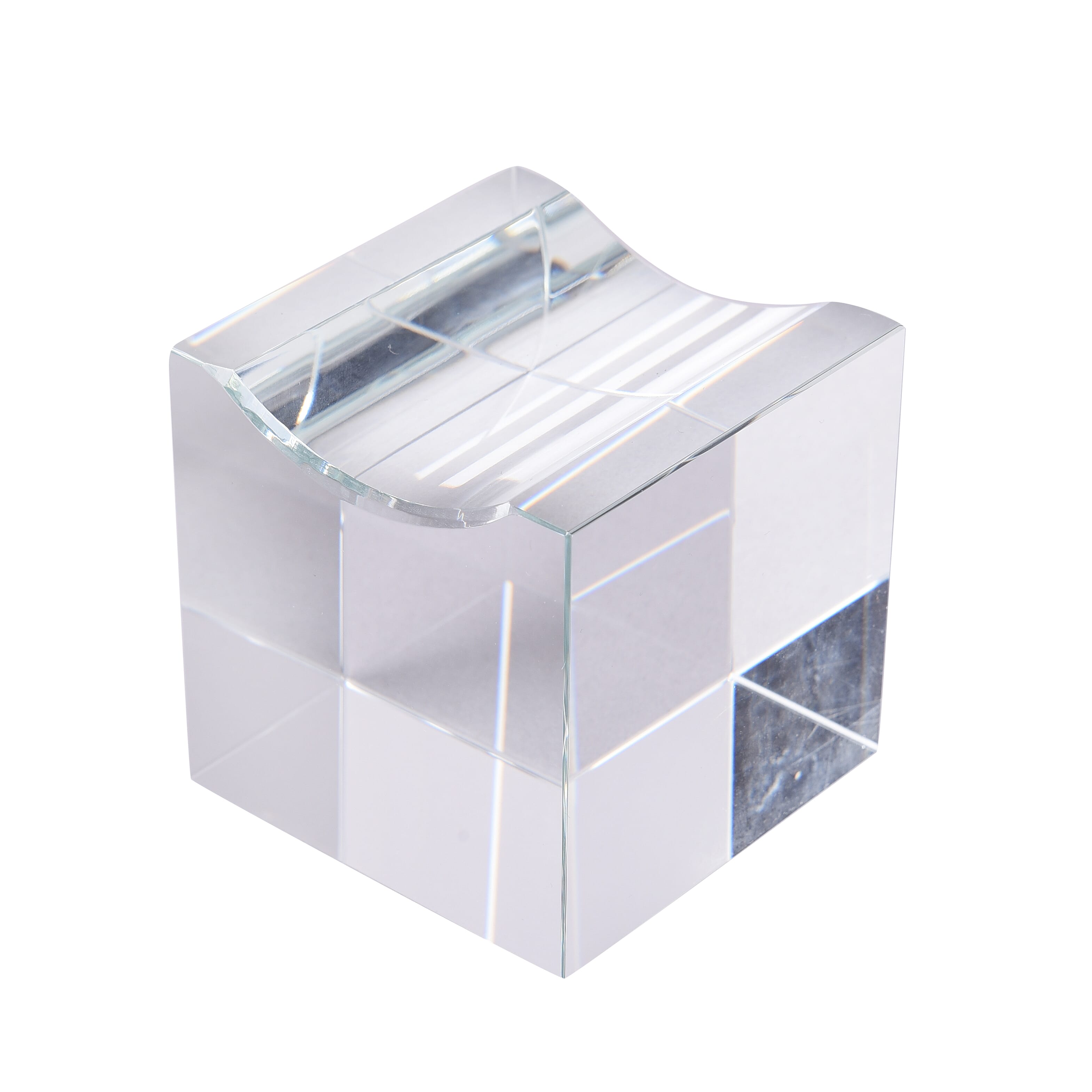 TJC Exclusive Diamond Cut White Diamond Crystal with Stand (20cms) in a Gift Box - Diamond