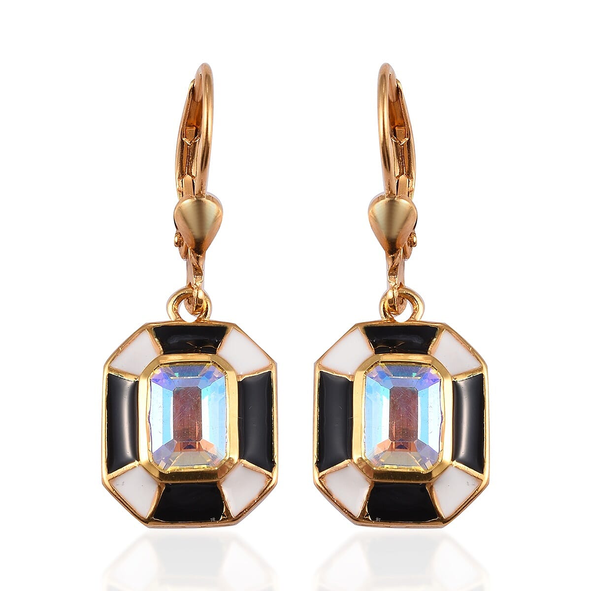 Mystic topaz leverback deals earrings