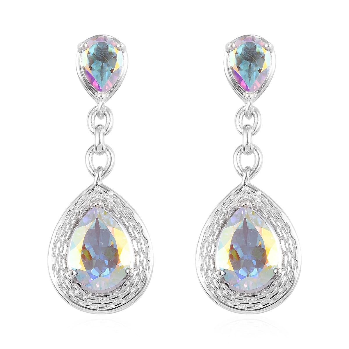 Mercury mystic 2025 topaz earrings