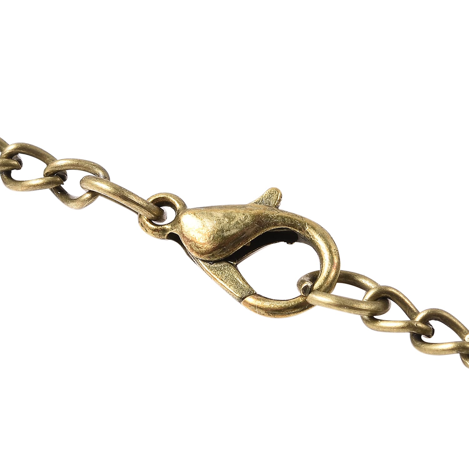 STRADA Japanese Movement Butterfly Pattern Pocket Watch with Chain (Size 31) in Antique Bronze Tone