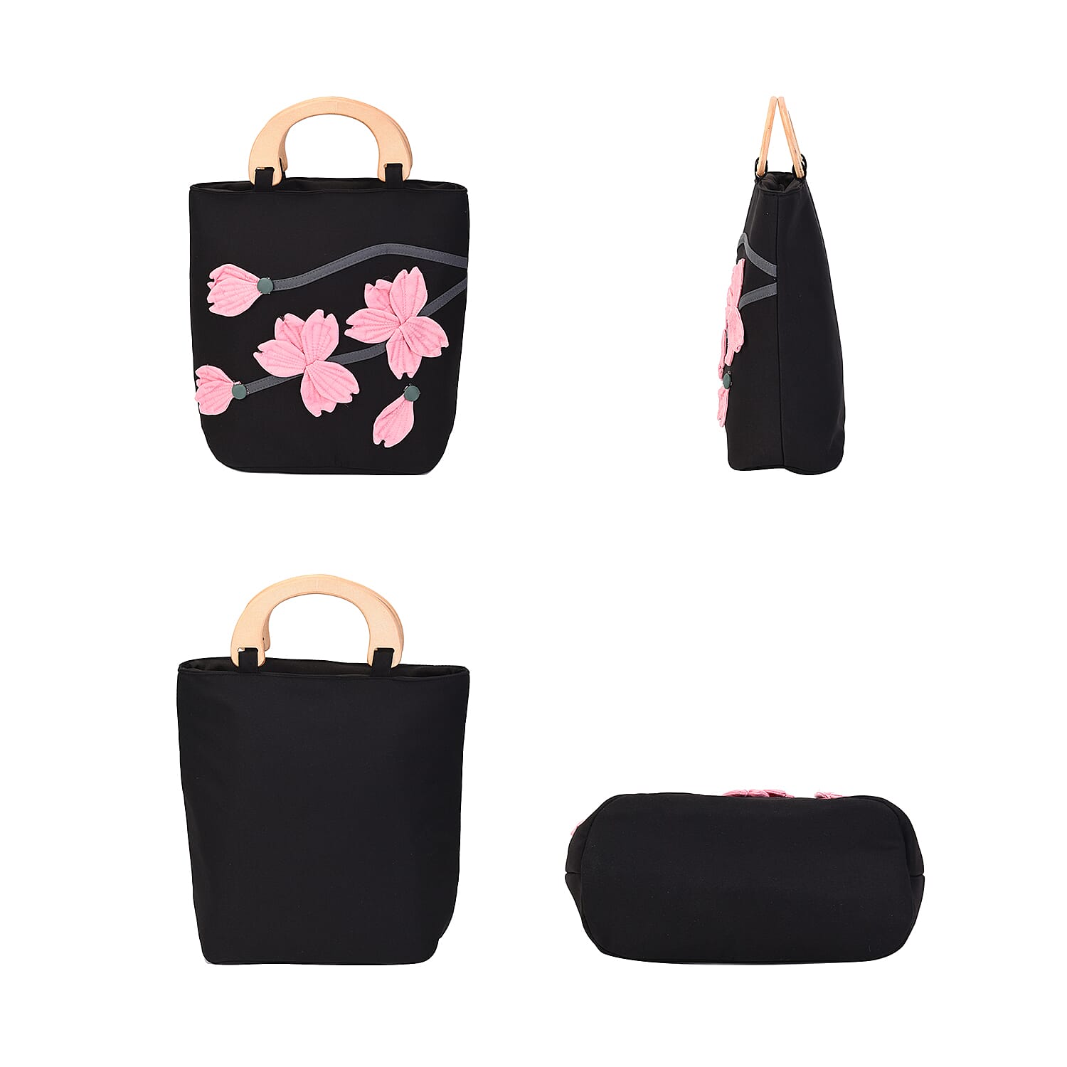 EThnic Bag Collection size/Profile tote bag wall (exterior) Canvas Lining (interior) polyester