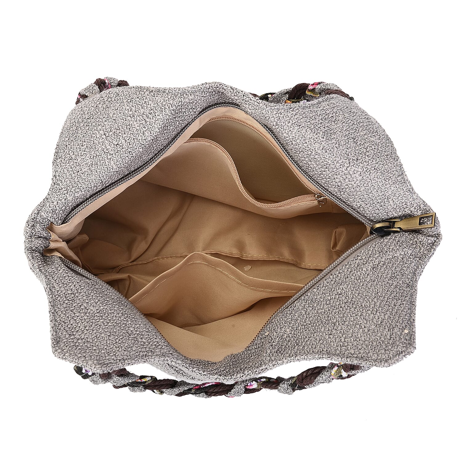 EThnic Bag Collection  size/Profile tote bag wall (exterior) Jute Lining (interior) polyester