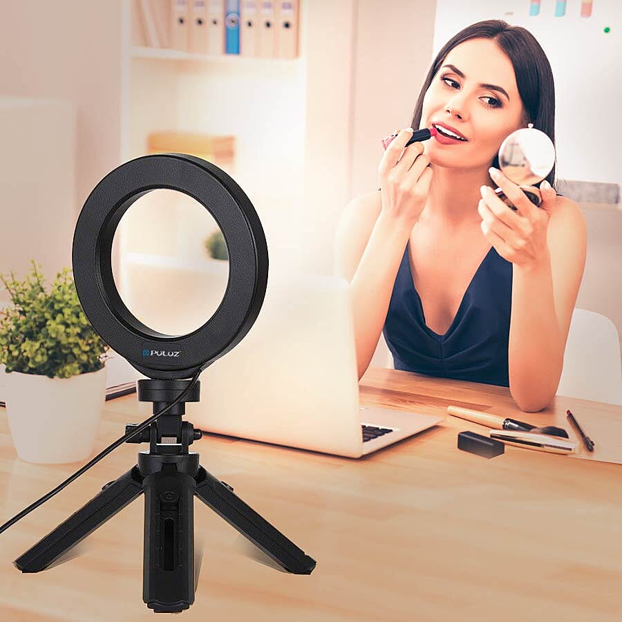 3 Modes Dimmable LED Ring Light with Tripod Stand