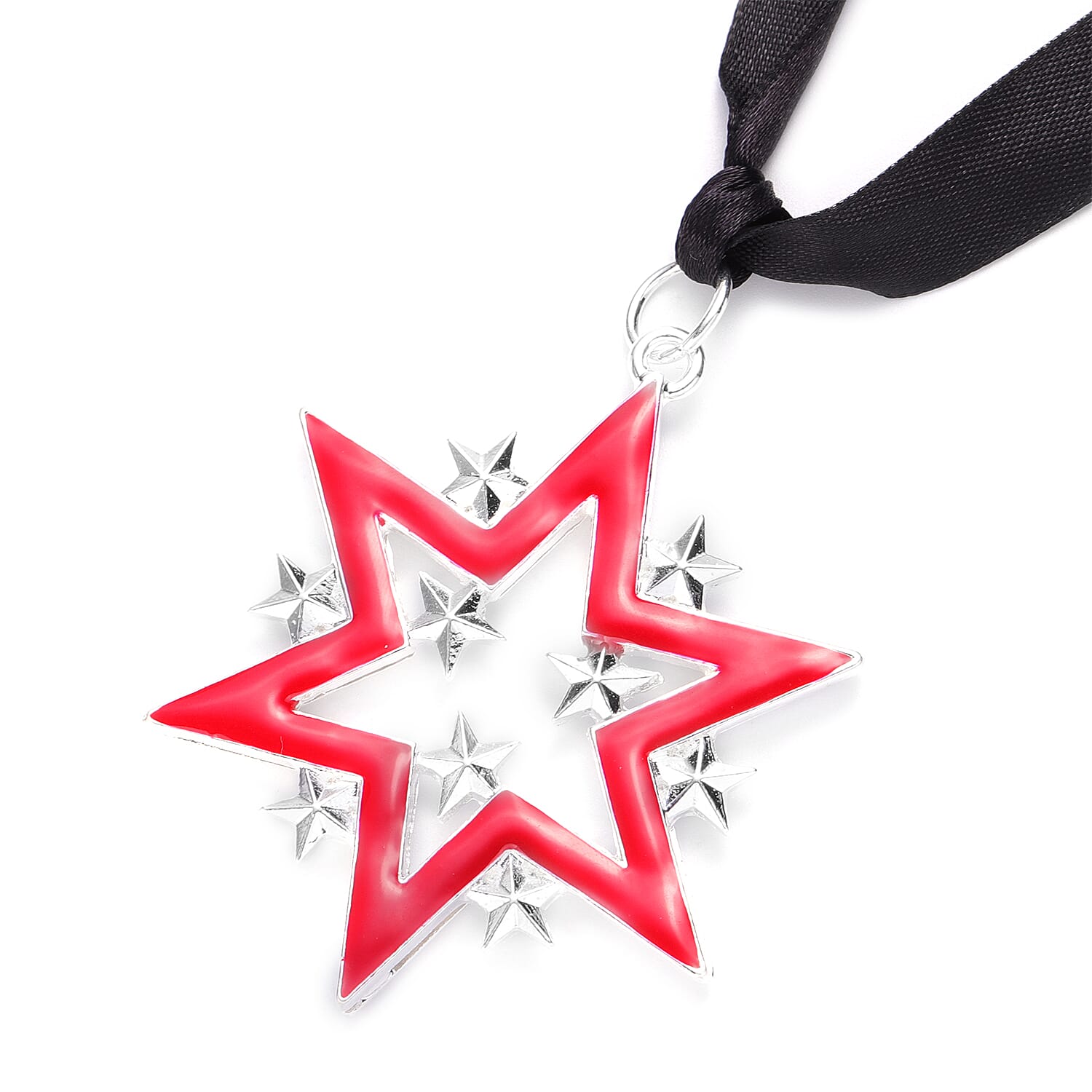 RACHEL GALLEY - Star Enamelled Charm in Silver Tone