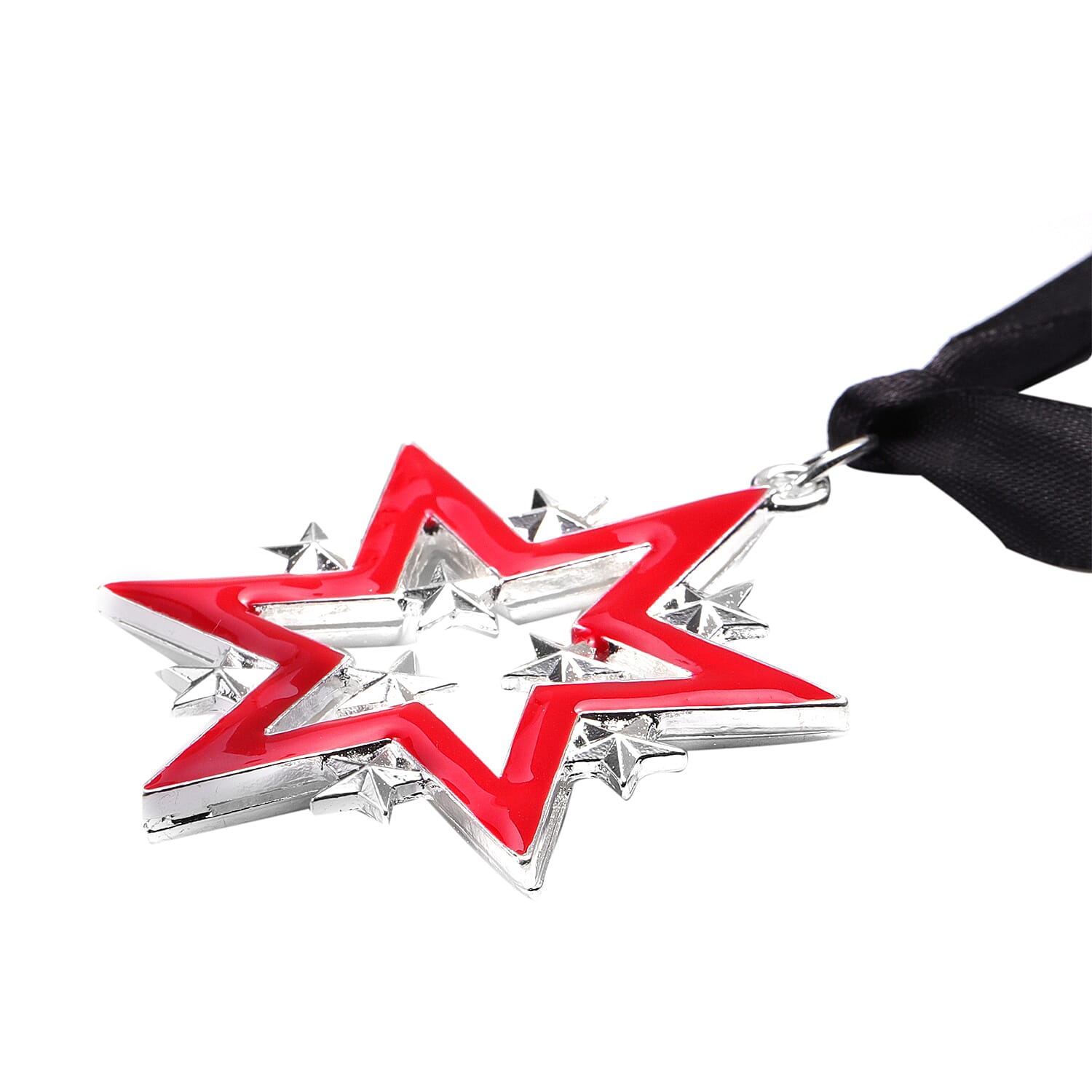 RACHEL GALLEY - Star Enamelled Charm in Silver Tone