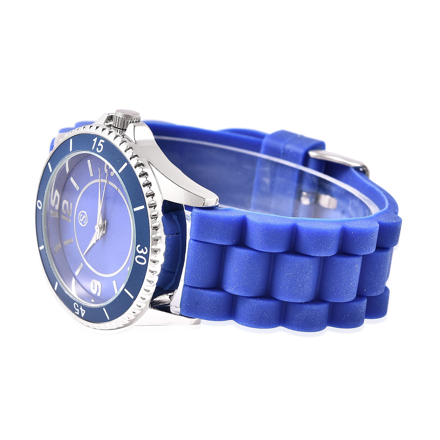 Set of 3 - STRADA Japanese Movement Watches - Blue, Pink and  Black