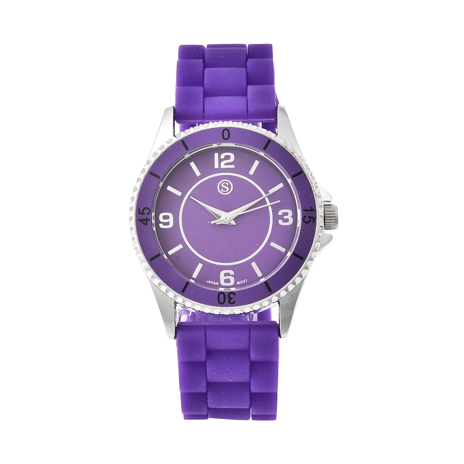 Set of 3 - STRADA Japanese Movement Watches - Blue, Pink and  Black