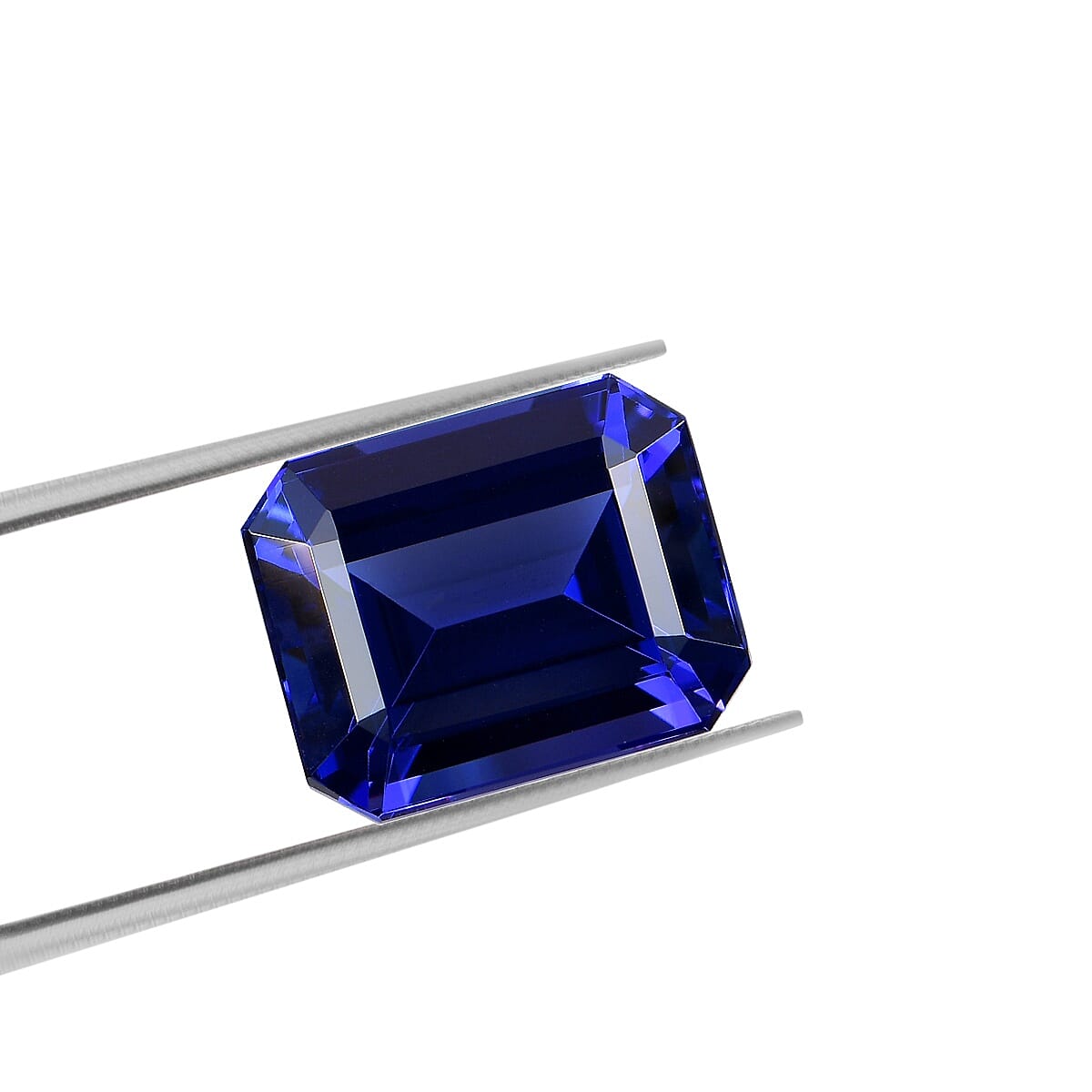 IGI Certified AAAA Tanzanite Emerald Cut 13.6x11.09x7.78mm 10.71 Cts