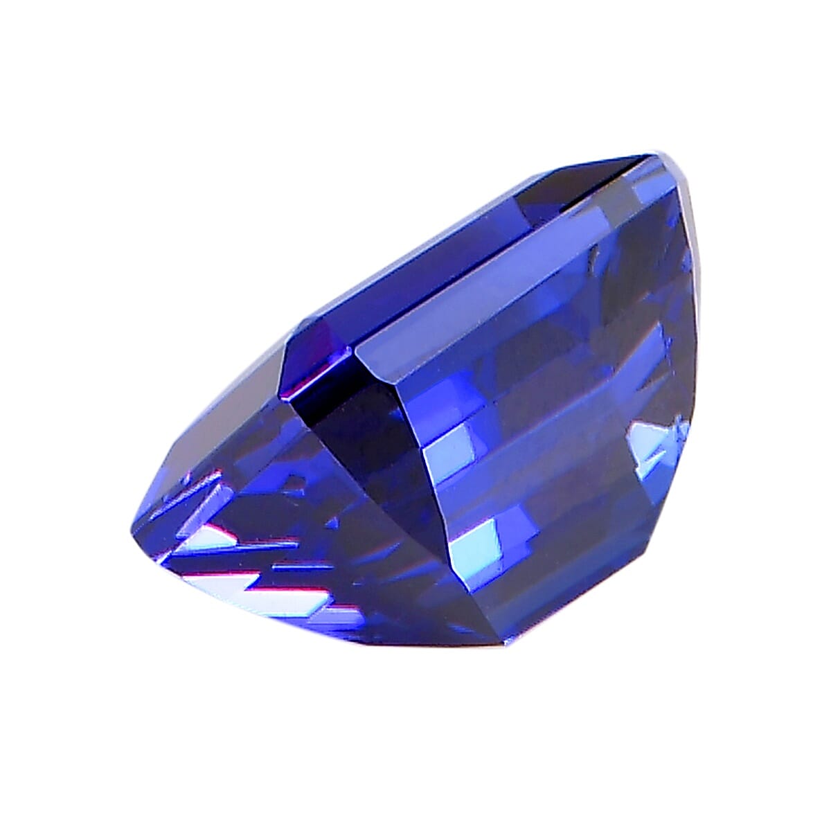 IGI Certified AAAA Tanzanite Emerald Cut 13.14x10.74x8.58 mm 11.05Cts