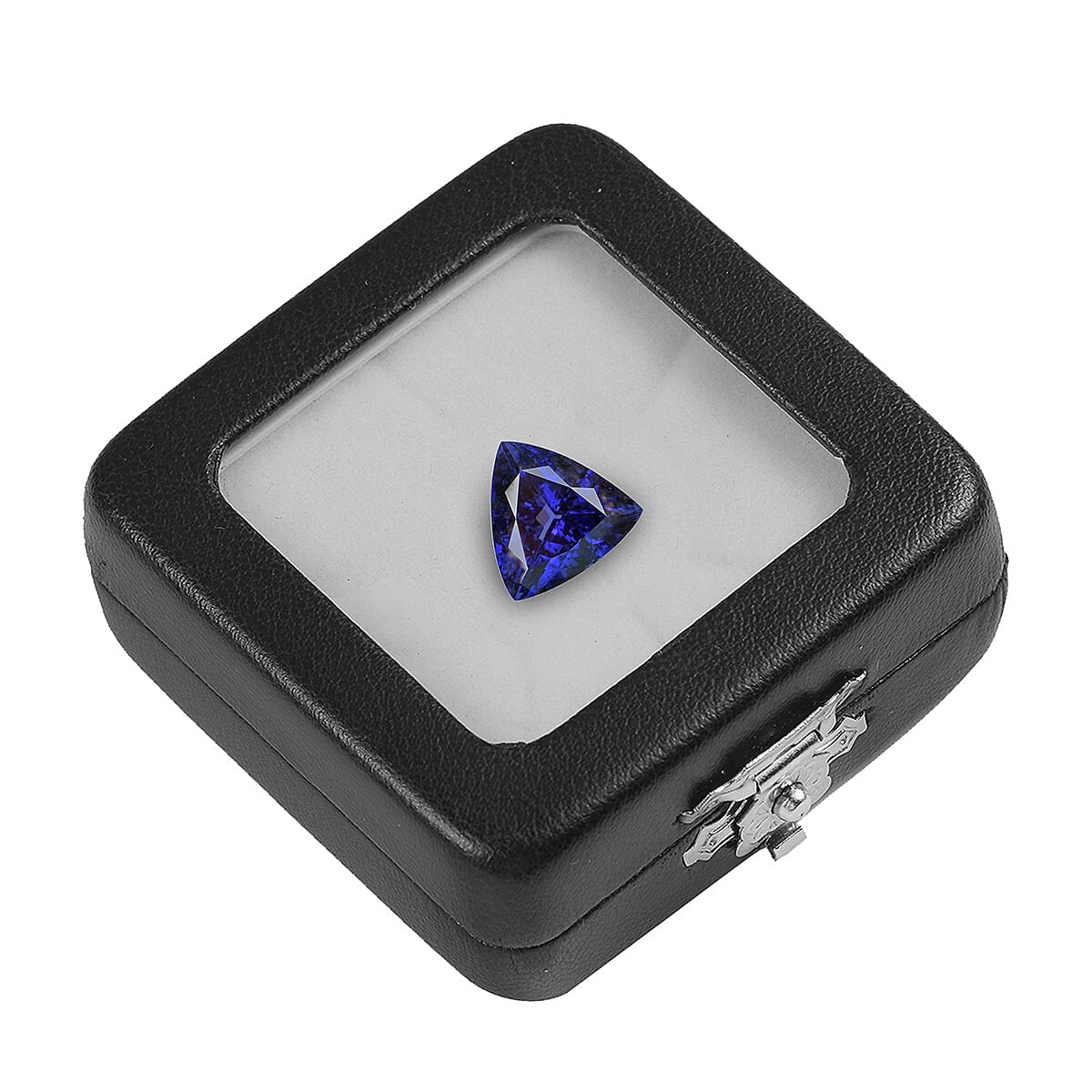 IGI Certified AAAA Tanzanite Trillion Cut 13.27x13.69x8.74mm 9.70 Cts