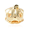 Charmes De Memoire Halloween Heart-Eye Carved Pumpkin Charm/Pendant in Gold Plated Sterling Silver
