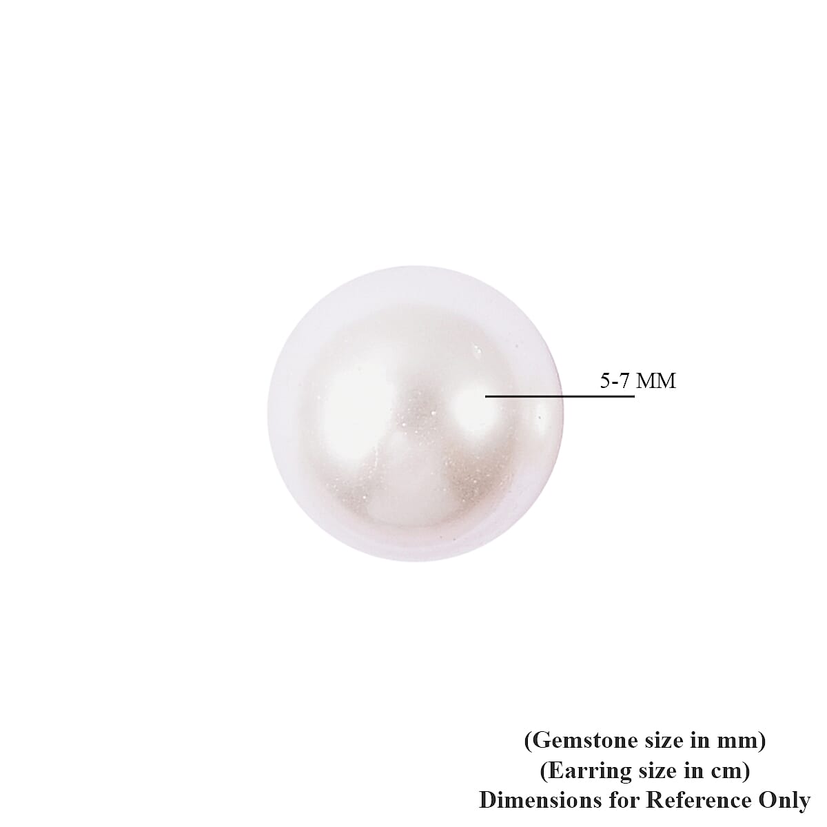 Japanese Akoya Pearl Ball Stud Earrings (with Screw Back) in Rhodium Overlay Sterling Silver